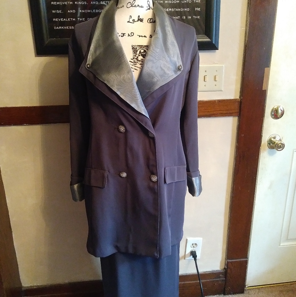 2 piece gray suit